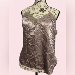Lace Satin Top with adjustable straps